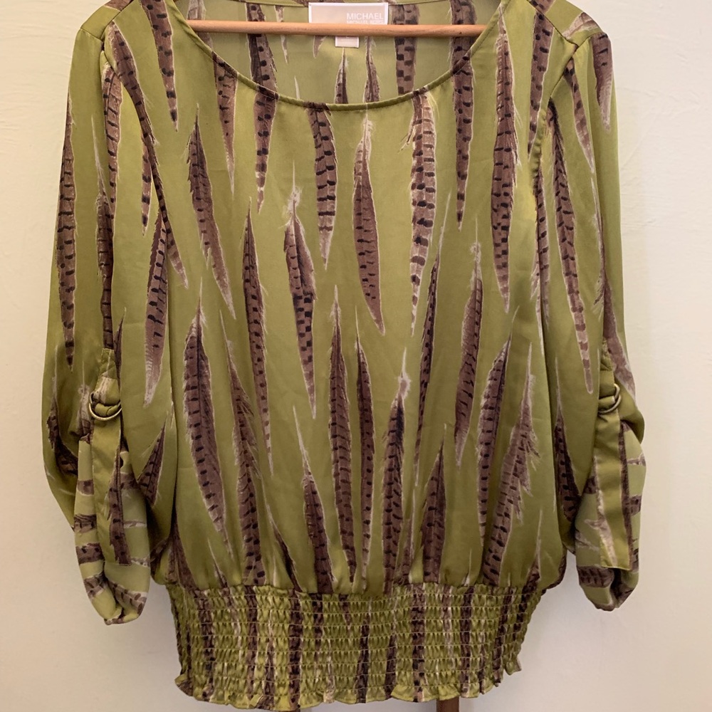 Micheal Kors Feather Blouse